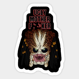 ugly predator Sticker